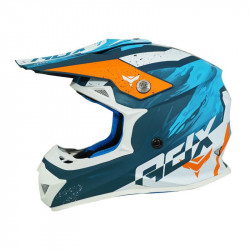 Casque Cross Adulte ADX MX2 Bleu Mat Boucle Double D - S 161177