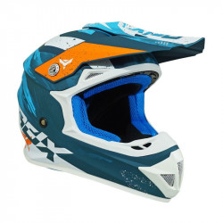 Casque Cross Adulte ADX MX2 Bleu Mat Boucle Double D - S 161177