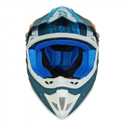 Casque Cross Adulte ADX MX2 Bleu Mat Boucle Double D - S 161177