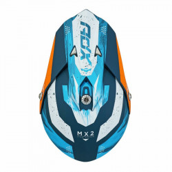 Casque Cross Adulte ADX MX2 Bleu Mat Boucle Double D - S 161177