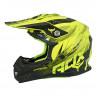 Casque Cross Adulte ADX MX2 Jaune Fluo Brillant Boucle Double D - S 161560