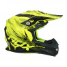 Casque Cross Adulte ADX MX2 Jaune Fluo Brillant Boucle Double D - S 161560