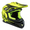 Casque Cross Adulte ADX MX2 Jaune Fluo Brillant Boucle Double D - S 161560