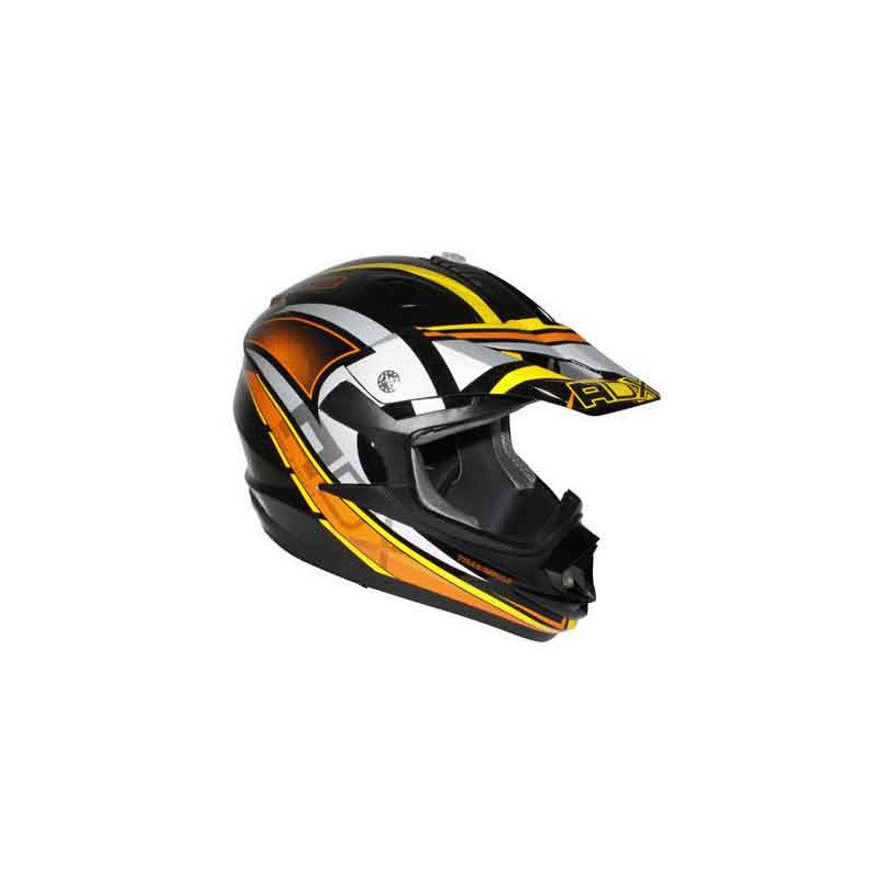 Casque Cross Adulte ADX MX2 Thunderbolt Noir/Orange - XL 30374