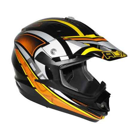 Casque Cross Adulte ADX MX2 Thunderbolt Noir/Orange - XL 30374