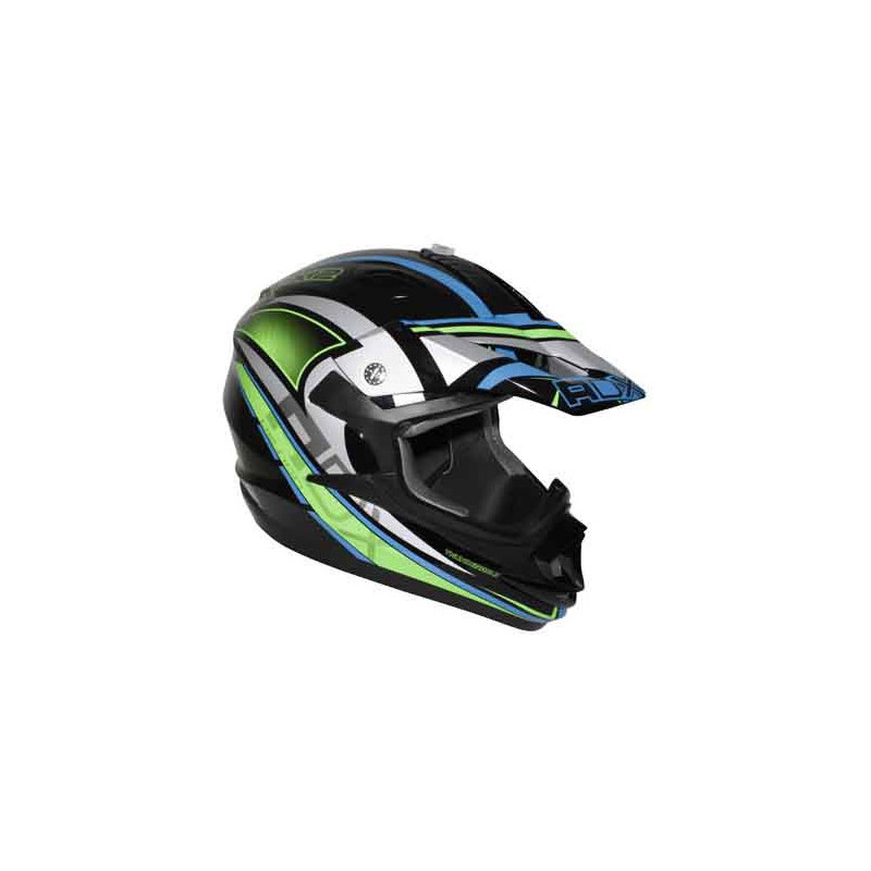 Casque Cross Adulte ADX MX2 Thunderbolt Noir/Vert Fluo - XL 30384