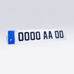 Plaque d'immatriculation 06...