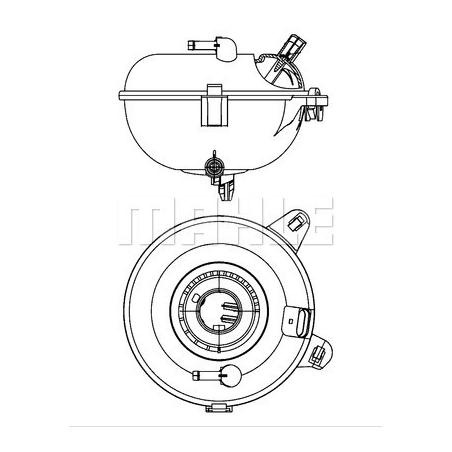 Vase d'Expansion - Audi S3 A3 TT Skoda Octavia Superb Seat Leon Vw Golf Passat
