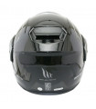 Casque Integral Modulable Mt Atom Sv Double Ecrans Uni Noir Brillant - XS