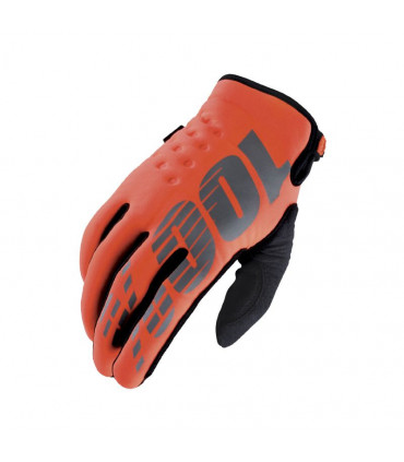 Gants Adulte Brisko CE Orange Fluo T8 - S