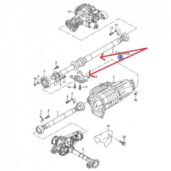 Arbre de Transmission Complet - Porsche Cayenne VW touareg V6 V8 V12 NWNVW004