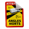 Pack 3 Autocollants Signalant Les Angles Morts