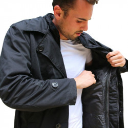 Veste 3/4 Adx Look in Noir (Avec Protections/Sans Plaque Dorsale) - Taille S