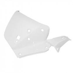 Carenage Moteur Gauche Blanc Brillant Scoot Adaptable Peugeot 50 TKR, TREKKER 2007-