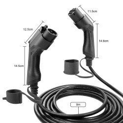 Cable de Charge pour Voitures Electriques 16 A Du Type 1 au Type 2