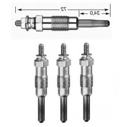 4x Bougies de Prechauffage Diesel - Peugeot 205 306 406 806 Citroen Zx Xsara C15 Clio R19 R21 Express BF-823001*4