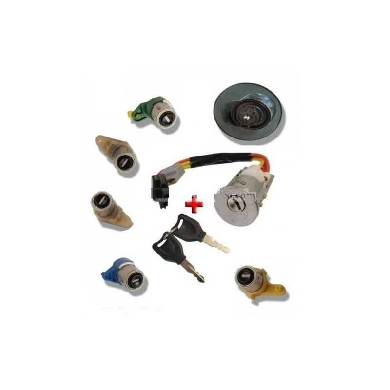 Antivol de Direction + Serrure de Porte Reservoir - Renault Kangoo Nissan Kubistar BF-92017KIT