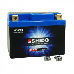 Batterie 12V 1,6 Ah LTX4L-BS SHIDO Lithium Ion Prete a L'Emploi