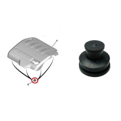 4x Clip de Fixation Cache Sous Moteur - Citroen C4 C5 C8 Peugeot 307 308 407 508 607 2.0 Hdi 16V