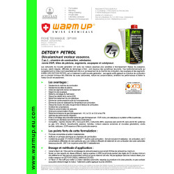 Décalaminant pour moteur essence
