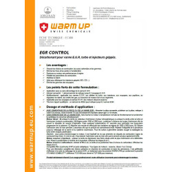 EGR CONTROL Décarbonnant pour vanne EGR, turbo et injecteurs grippés 400ml.