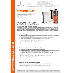 Anti-fuite radiateur WARM UP