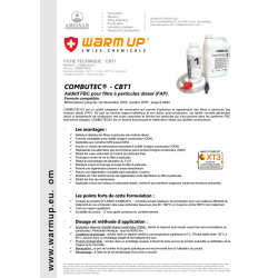 Additif cérine pour filtre à particules diesel (FAP). 1 litre. Convient aux véhicules à partir de 01/11/2002.