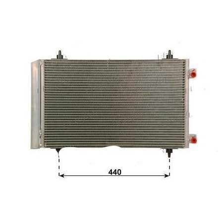 Radiateur Condenseur de Climatisation - Citroen C8 Jumpy Fiat Scudo Ulysse Lancia Phedra Peugeot 807 Expert 1.6 2.0 0803.3033