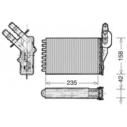 Radiateur de Chauffage Interieur - Renault Clio 2 700 750