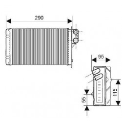 Radiateur de Chauffage - Renault Megane scenic et Scenic 0609.3013