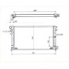 Radiateur Eau de Refroidissement - Peugeot 106, Citroen Saxo 78005