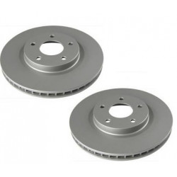 2 Disques de Frein Avant - Nissan Qashqai X-trail 296mm dc21.101