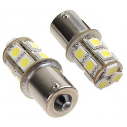 2 Ampoules feu arriere à led effet Xenon - Ba15s BA15S led