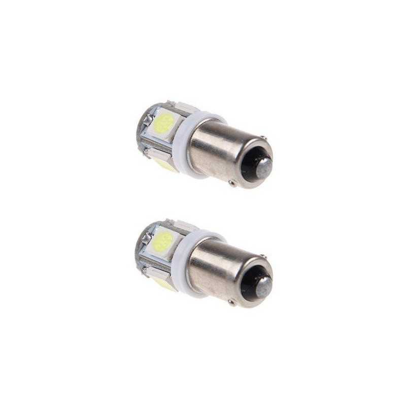 2 Ampoules Veilleuses à Led Effet Xenon - T11 BA9S T11 BA9S led