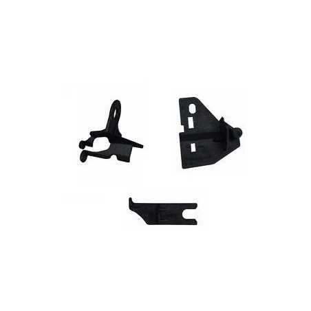 2 Kits Reparation Patte de Fixation Optique Phare - Renault Clio 4 droit gauche BF-VHL65 + BF-VHL66