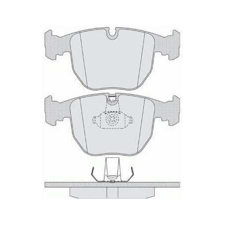 Jeu de Plaquettes de Frein Avant - Bmw Serie 3 E39 - Serie 7 E38 - X3 E83 - X5 E53 0986494028