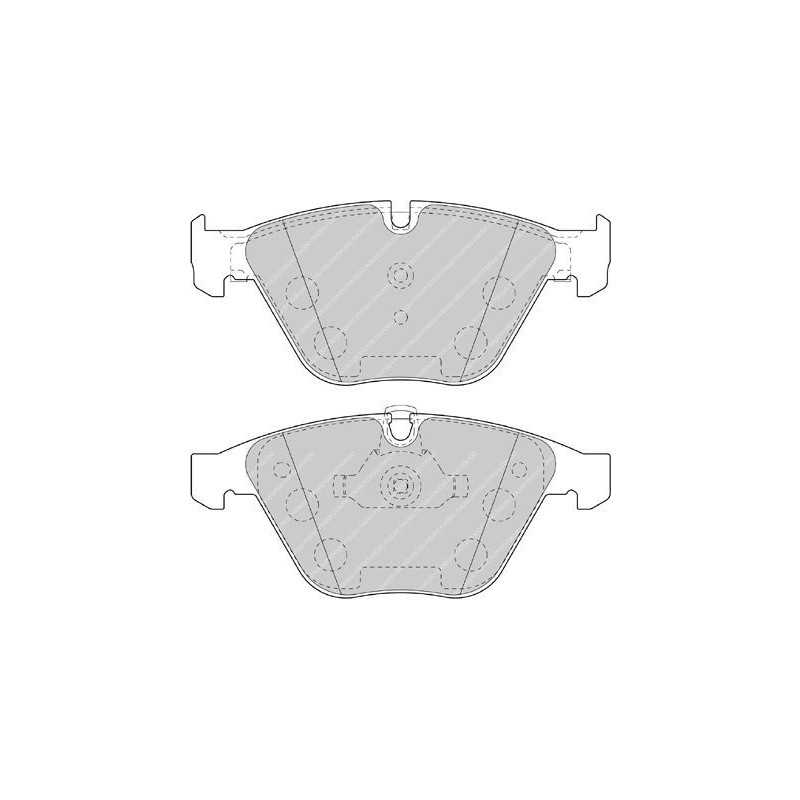 Jeu de Plaquettes de Frein Avant - Bmw serie 3 E90 - E91 - E92 - X1 101110719