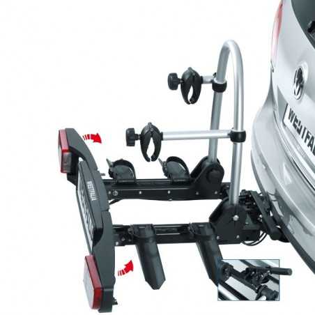 Porte Velo sur Attelage Deux Velos - rabattable et pliable 8570 Porte Velo sur Attelage Deux Velos - rabattable et pliable 8570