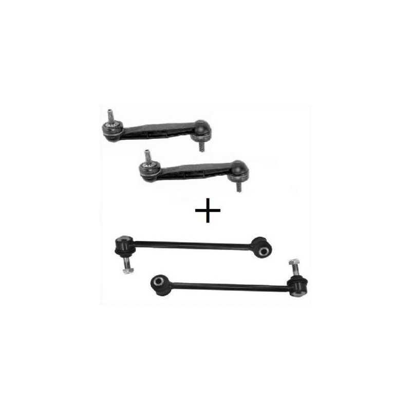 4X Biellettes de Suspension Arrière - Peugeot 406 89004*2+89005*2