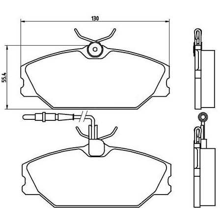 Plaquette de Frein - Renault Laguna Megane Scenic 101745099