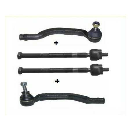 2x Biellettes + 2x Rotules de Direction - Renault Laguna 2 BF-99001+99002+BF-99001-A*2