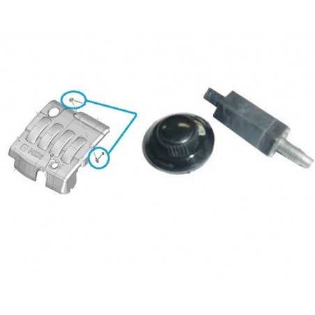 Lot De 3 Silentblocs Support Cache Moteur - Compatible Référence 7701056972 (1.5L DCi) - Neuf