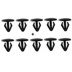 10x Clips Panneau de Porte - Mazda VCF515*10